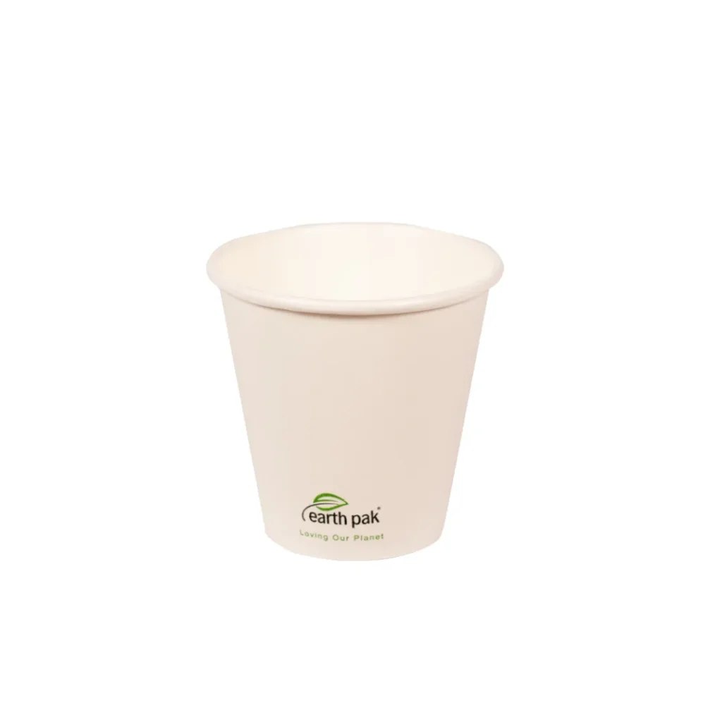 8oz Single Wall White Hot Cups