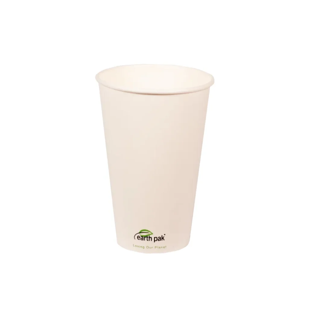 16oz Single Wall White Hot Cups