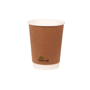 12oz Double Wall Kraft Hot Cups