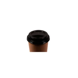 Hot Cup Pulp Lid - Black